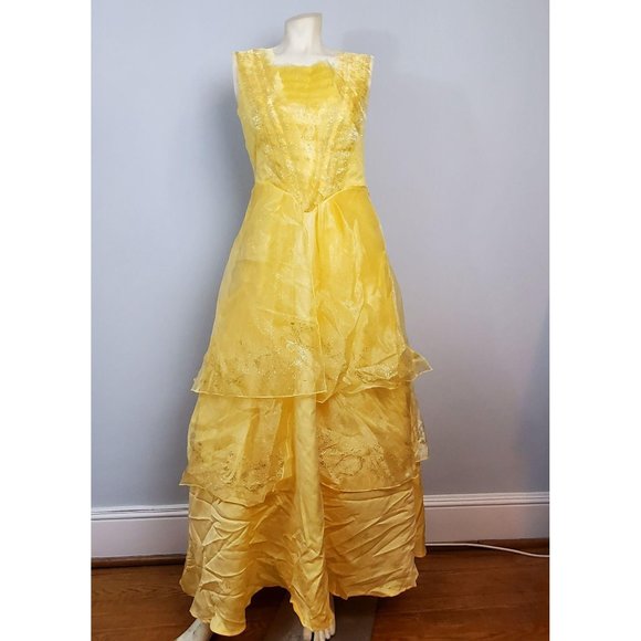 Belle Ball Gown Small (4-6) Yellow - Picture 3 of 11